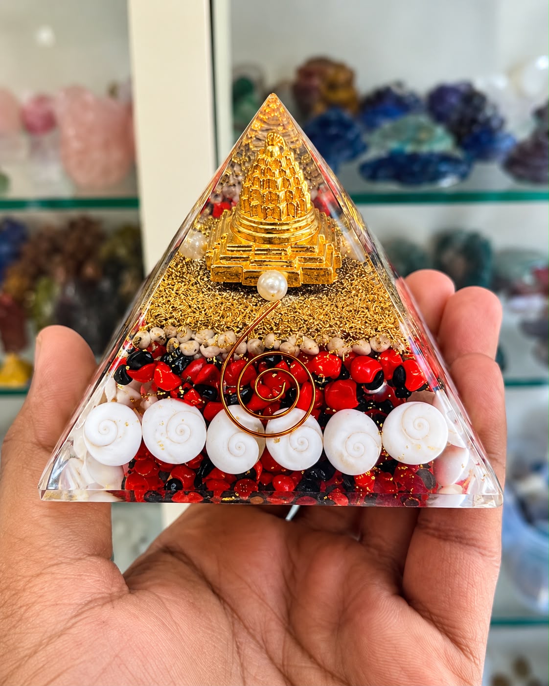 Crystal Wealth Gomati Chakra Shree Yantra