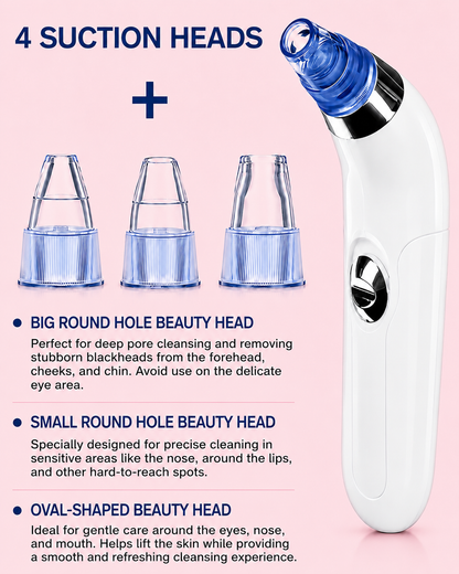Derma Suction 4-in-1 Blackhead Remover Vaccum