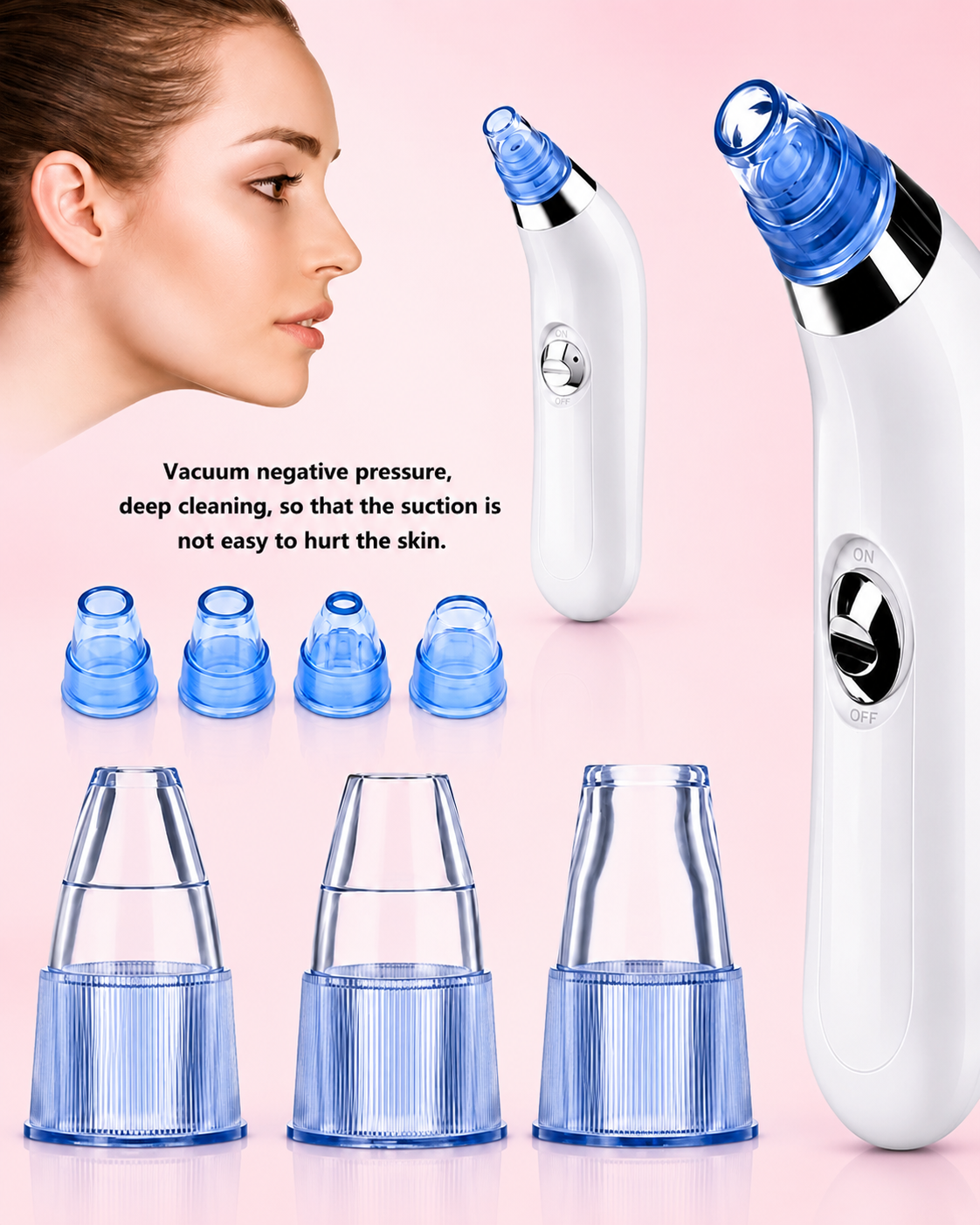 Derma Suction 4-in-1 Blackhead Remover Vaccum